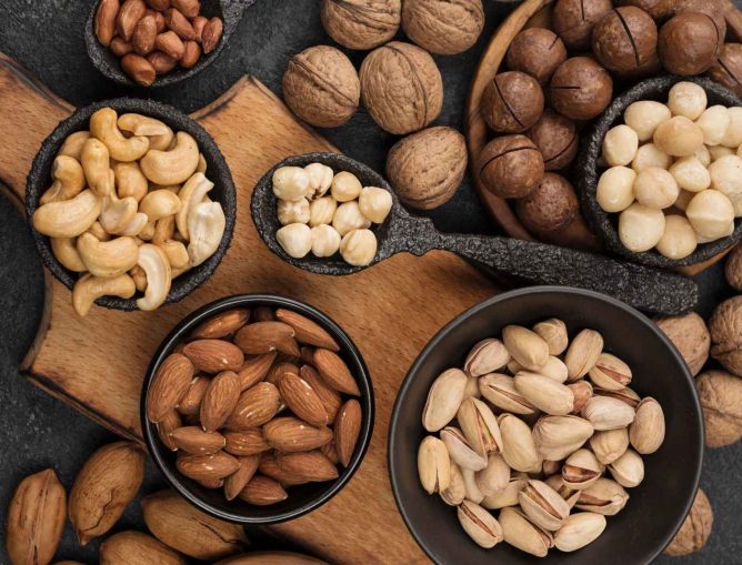 Dryfruits in the Table