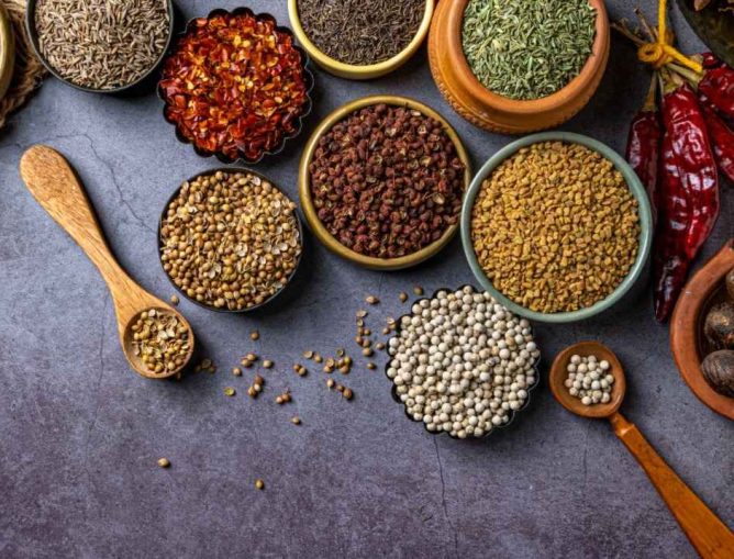 Spices on the Table